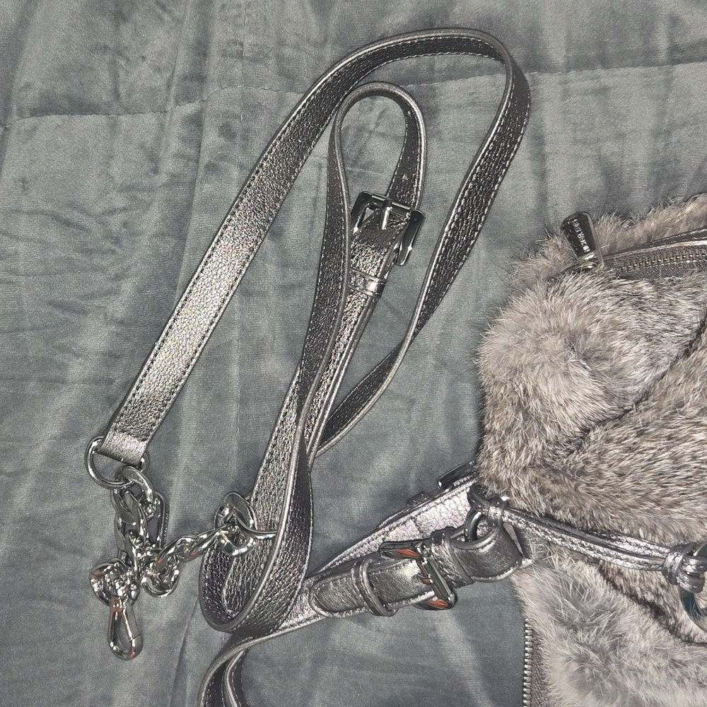 Michael Kors Rabbit Fur Cross Body - Picture 7 of 7